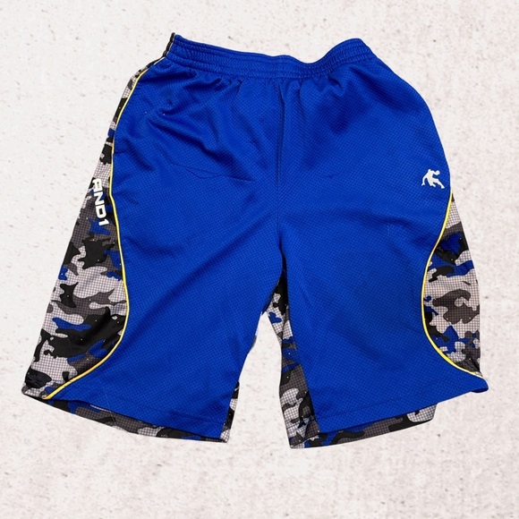 AND1 Men's Blue Camo Shorts - Picture 1 of 4